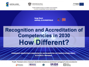 Recognition and Accredication of Competencies in 2030