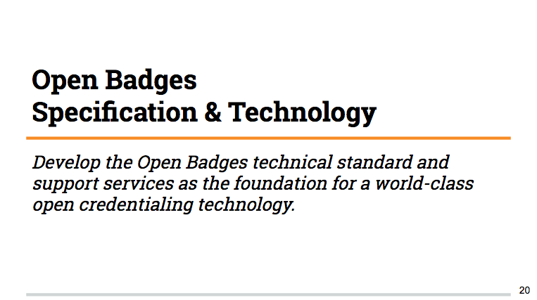 Are Open Badges about credentialing?